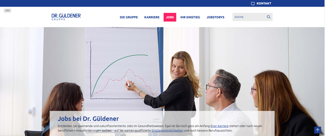 Screenshot der Website drgueldener.de